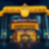 Golden Nugget Casino exterior showcasing its iconic entrance