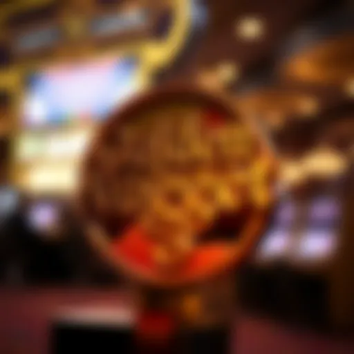 The iconic Golden Nugget logo reflecting the grandeur of gaming.