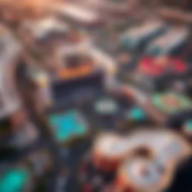 Aerial view of Harrah's Southern California Resort