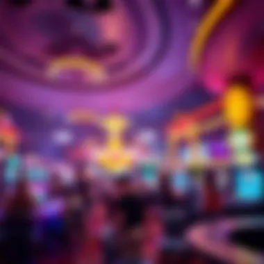 Vibrant entertainment scene at the resort