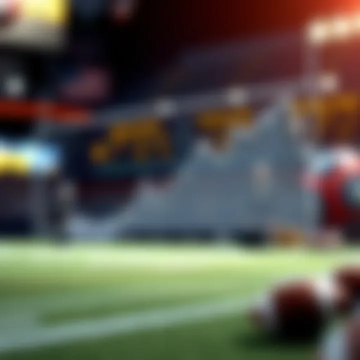 Graph showing historical trends in Super Bowl bets