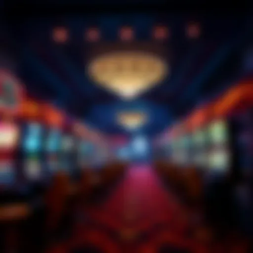 A vibrant casino floor showcasing hot seat gaming