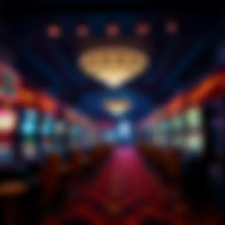 A vibrant casino floor showcasing hot seat gaming