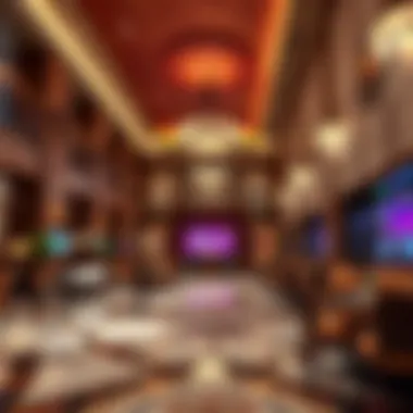 The Opulent Lobby Experience Luxurious lobby area with elegant decor and welcoming ambiance