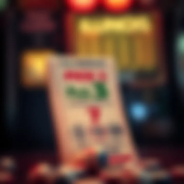 Illinois Pick 3 Lottery Ticket Visual representation of Illinois Pick 3 lottery ticket