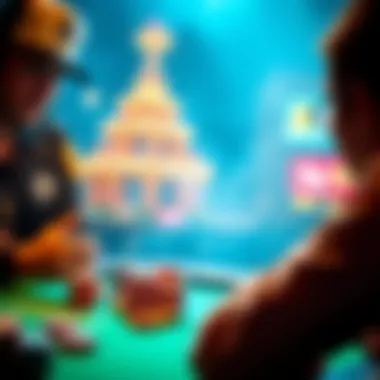 Illustration emphasizing safe online gambling practices