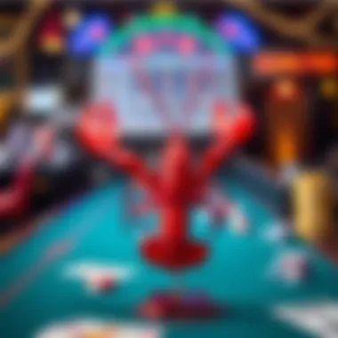 Symbolic elements of Larry Lobster game