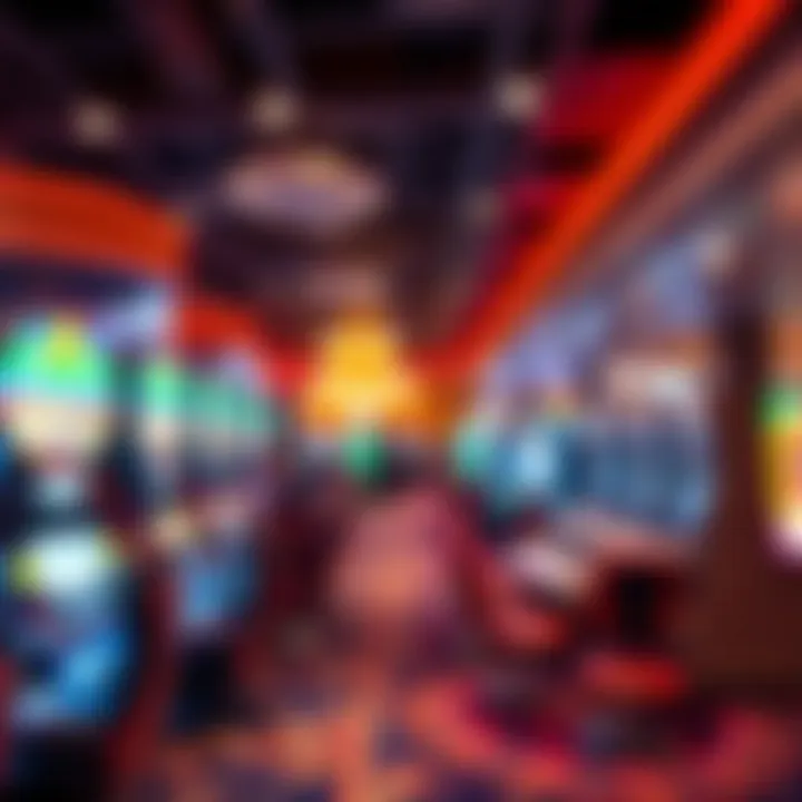 Exciting gaming floor at a budget-friendly casino