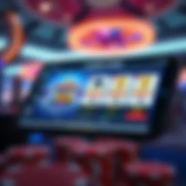 Casino app with bonus offers displayed