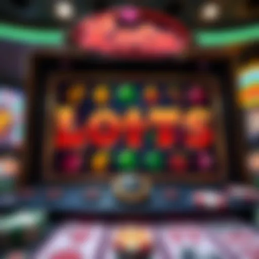 Visual representation of Lotsa Slots game interface