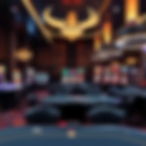 Elegant gaming space at Madera Casino showcasing various gaming tables