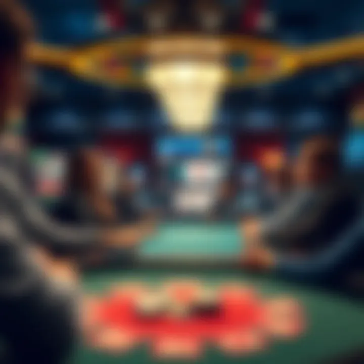 An overview of various poker practice app interfaces