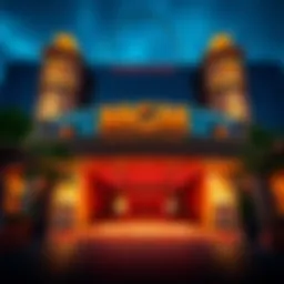 Exterior view of MGM Casino St. Louis showcasing its grand entrance