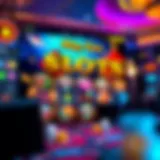 An overview of the Mighty Slots Casino homepage showcasing vibrant graphics.