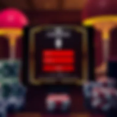 Casanova Casino Login Interface Digital sign-in interface showcasing security features