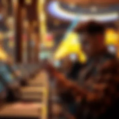 Traveler using a smartphone to book tickets