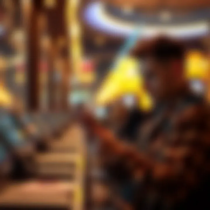 Traveler using a smartphone to book tickets