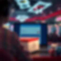 Digital representation of an online lottery ticket purchase