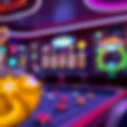 A vibrant visual representation of an online fish table game interface, showcasing the interactive elements and captivating design.