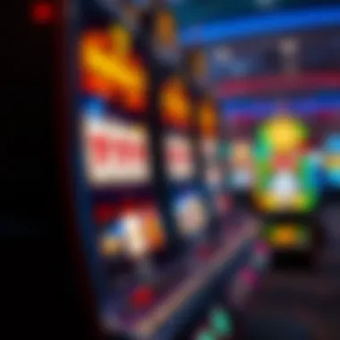 Display of potential payouts and game features