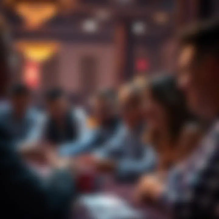 Exciting atmosphere filled with laughter and engagement