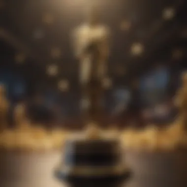 Oscars trophy symbolizing excellence in filmmaking