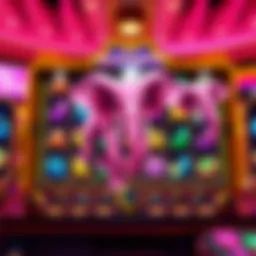 A vibrant depiction of the Pink Elephants slot interface showcasing colorful symbols and engaging graphics