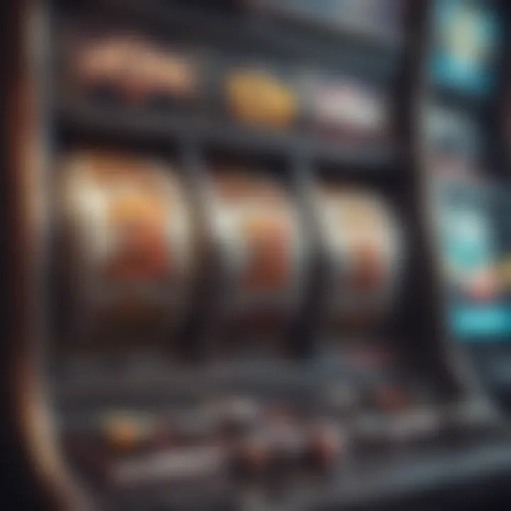 A close-up view of a screen displaying free-to-play slot games, highlighting the opportunity to win real rewards.