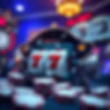 Conceptual image highlighting the randomness of slot outcomes