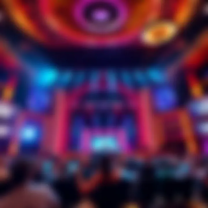 Live Entertainment at Resorts World Las Vegas Spectacular entertainment stage with a live performance