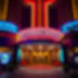 Exterior view of Rivers Casino Pittsburgh showcasing its vibrant entrance and signage