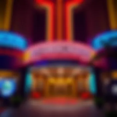 Exterior view of Rivers Casino Pittsburgh showcasing its vibrant entrance and signage