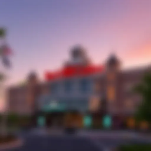 Exterior view of Rock Hill Casino showcasing its architectural design