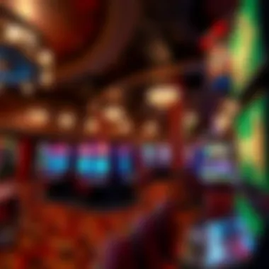 Interior layout highlighting gaming areas and amenities