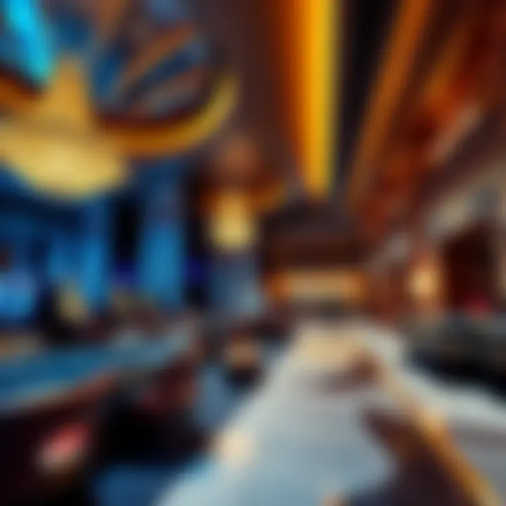 Elegant lobby of Sagaming casino hotel