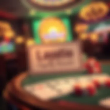 Casino loyalty card with rewards illustration