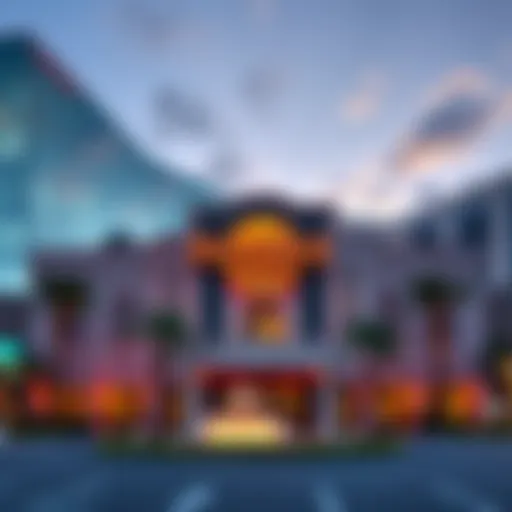 Exterior view of Seminole Hard Rock Casino showcasing its architectural grandeur