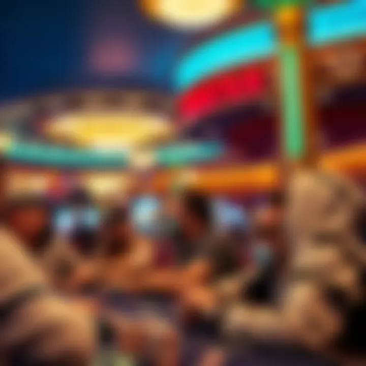 The lively atmosphere of Silverton Casino with patrons enjoying their leisure time.