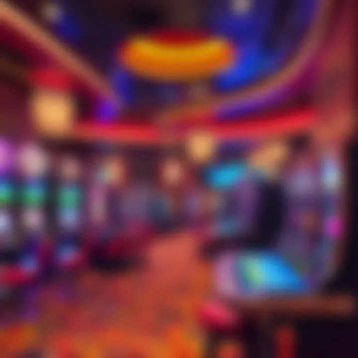 A luxurious gaming area within Silverton Casino featuring various slot machines and gaming tables.