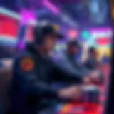 Illustration showing the unique mechanics of Skillz slots