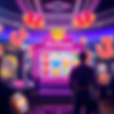 Illustration showcasing Slotomania's vibrant graphics