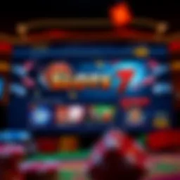 A captivating screenshot of Slots 7 Casino homepage showcasing vibrant graphics and user interface.