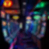 A Vibrant Selection of Slot Machines Colorful array of slot machines