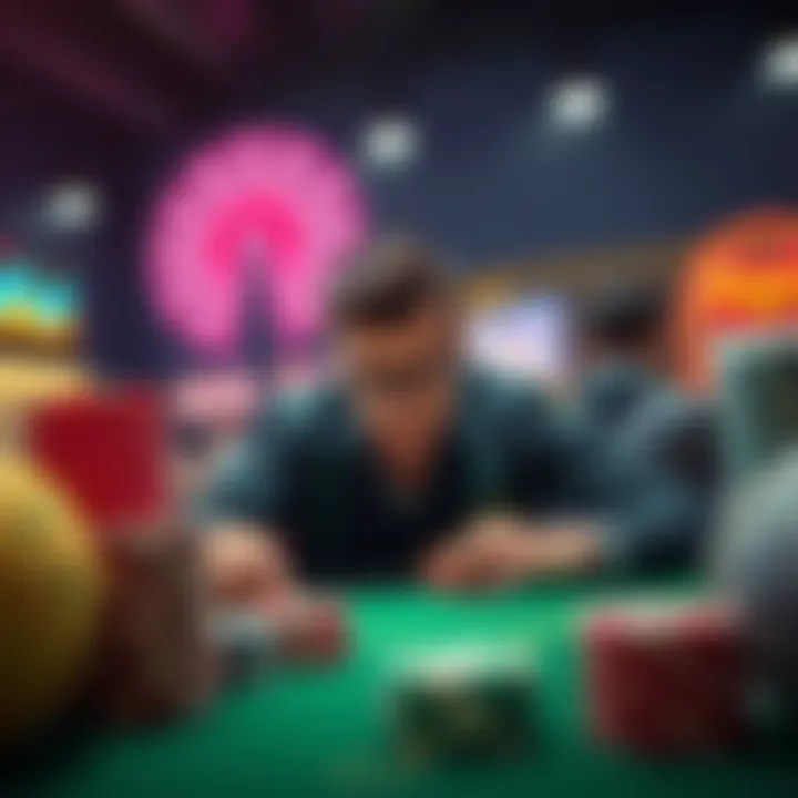 A strategic approach to online gambling with visual elements of analytics