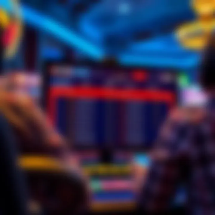 Player's Screen Showcasing Betting Options Player's screen showcasing street craps betting options