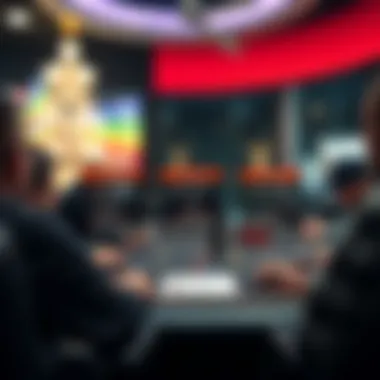 Visual representation of tournament formats and structures