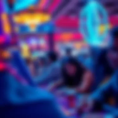 Tourists enjoying entertainment at a New York casino