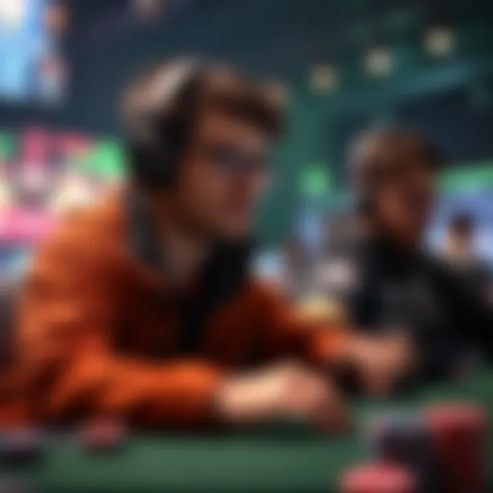 A conceptual image depicting the fusion of technology and betting