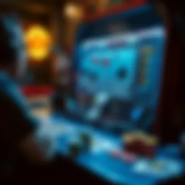 A visually compelling graphic illustrating poker scratcher mechanics