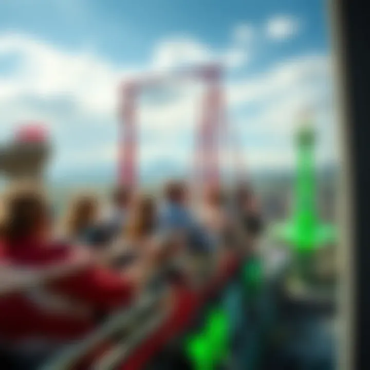 Adventurous Attractions on High Guests enjoying thrilling rides atop The Strat